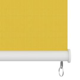 Jaluzea tip rulou de exterior, galben, 140x230 cm, 4 image