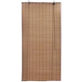 Jaluzele din bambus tip rulou, 2 buc., maro, 100x160 cm, 2 image