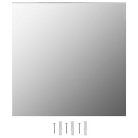 Oglinzi de perete, 2 buc., 60 x 60 cm, sticlă, pătrat, 2 image