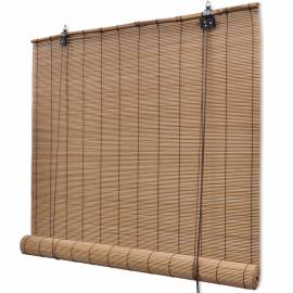 Jaluzea tip rulou, maro, 140x220 cm, bambus