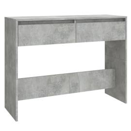 Masă consolă, gri beton, 100x35x76,5 cm, pal, 2 image