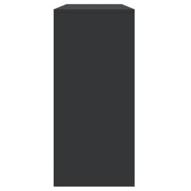 Masă consolă, negru, 100x35x76,5 cm, pal, 7 image