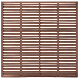 Gard tip oblon, maro, 180x180 cm, wpc, 2 image