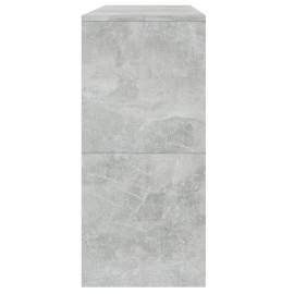 Masă consolă, gri beton, 100x35x76,5 cm, pal, 7 image