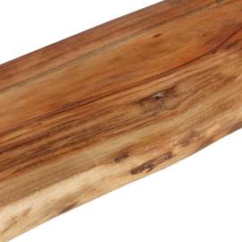 Rafturi de perete, 2 buc., 110x20x18 cm, lemn masiv de acacia, 6 image