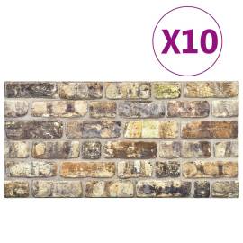 Panouri de perete 3d, model cărămidă, multicolor, 10 buc., eps, 2 image