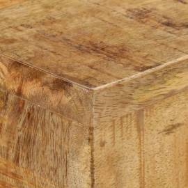 Masă consolă, 120x30x75 cm, lemn de mango nefinisat, 6 image