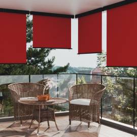 Copertină laterală de balcon, roșu, 140 x 250 cm