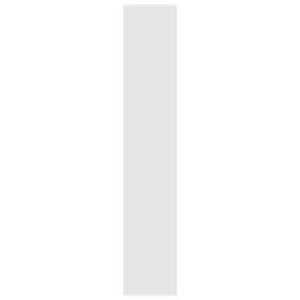 Bibliotecă/separator cameră alb extralucios, 60x30x166 cm pal, 6 image