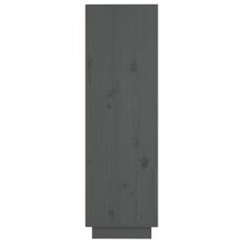 Dulap înalt, gri, 37x34x110 cm, lemn masiv de pin, 6 image