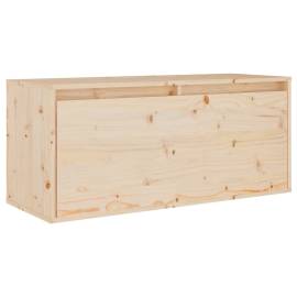 Dulap de perete, 80x30x35 cm, lemn masiv de pin, 2 image