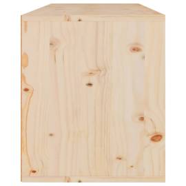 Dulap de perete, 80x30x35 cm, lemn masiv de pin, 5 image