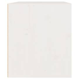 Dulap de perete, alb, 45x30x35 cm, lemn masiv de pin, 6 image