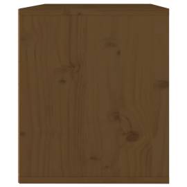 Dulap de perete, maro miere, 45x30x35 cm, lemn masiv de pin, 6 image