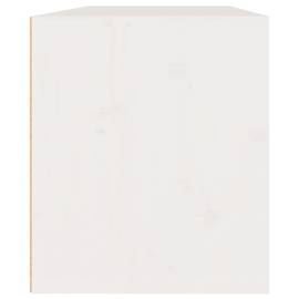 Dulapuri de perete, 2 buc., alb, 45x30x35 cm, lemn masiv de pin, 7 image