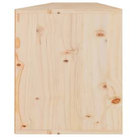 Dulapuri de perete 2 buc. 80x30x35 cm, lemn masiv de pin, 6 image