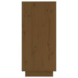 Servantă, maro miere, 31,5x34x75 cm, lemn masiv de pin, 6 image