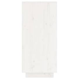 Servantă,alb, 60x34x75 cm, lemn masiv de pin, 7 image