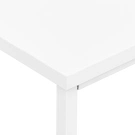 Birou cu sertare, alb, 105x52x75 cm, oțel, industrial, 7 image