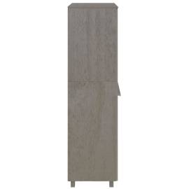Șifonier, gri deschis, 89x50x180 cm, lemn masiv pin, 6 image