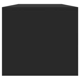 Măsuță de cafea, negru, 102x50x45 cm, lemn prelucrat, 7 image