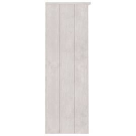 Rafturi superioare dulap, alb, 85x35x100 cm, lemn de pin, 5 image