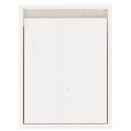 Dulap de perete, alb, 30x30x40 cm, lemn masiv de pin, 5 image
