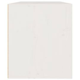 Dulap de perete, alb, 60x30x35 cm, lemn masiv de pin, 6 image