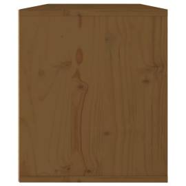 Dulap de perete, maro miere, 60x30x35 cm, lemn masiv de pin, 7 image