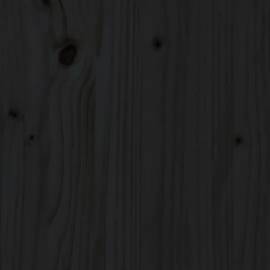Dulap de perete, negru, 30x30x40 cm, lemn masiv de pin, 9 image