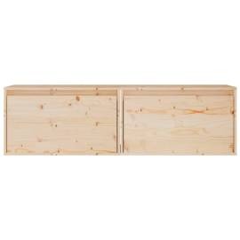 Dulapuri de perete, 2 buc., 60x30x35 cm, lemn masiv de pin, 6 image
