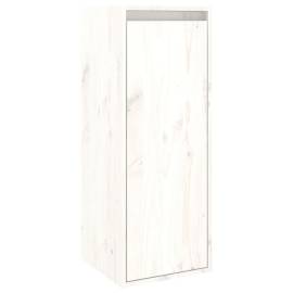 Dulapuri de perete, 2 buc., alb, 30x30x80 cm, lemn masiv pin, 5 image