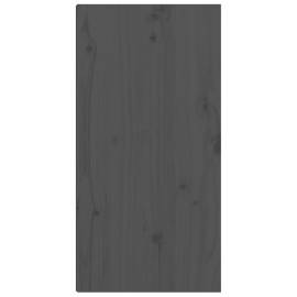 Dulapuri de perete, 2 buc., gri, 30x30x60 cm, lemn masiv pin, 9 image