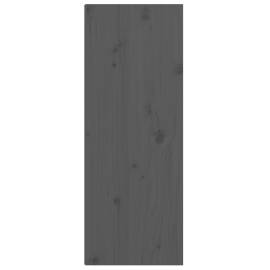 Dulapuri de perete, 2 buc., gri, 30x30x80 cm, lemn masiv pin, 8 image