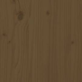 Dulapuri perete 2 buc, maro miere, 100x30x35 cm, lemn masiv pin, 11 image