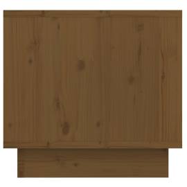 Noptieră, maro miere, 35x34x32 cm, lemn masiv de pin, 6 image