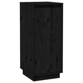 Servantă, negru, 31,5x34x75 cm, lemn masiv de pin, 2 image