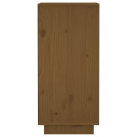 Servante, 2 buc., maro miere, 31,5x34x75 cm, lemn masiv de pin, 7 image