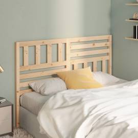 Tăblie de pat, 126x4x100 cm, lemn masiv de pin, 2 image