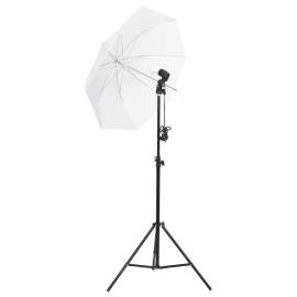 Kit lumini studio foto, fundaluri şi umbrele, 2 image