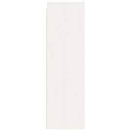 Dulap de perete, alb, 30x30x100 cm, lemn masiv de pin, 6 image