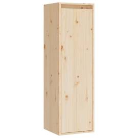 Dulapuri de perete, 2 buc., 30x30x100 cm, lemn masiv de pin, 3 image