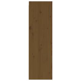 Dulapuri perete 2 buc. maro miere 30x30x100cm lemn masiv de pin, 5 image