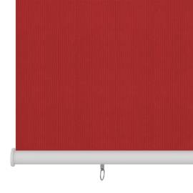 Jaluzea tip rulou de exterior, 100x140 cm, roșu, hdpe, 4 image