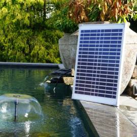 442051 ubbink garden fountain pump set "solarmax 1000" with solar panel