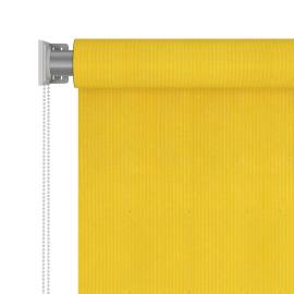 Jaluzea tip rulou de exterior, galben, 100x140 cm, hdpe, 3 image