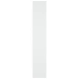 Bibliotecă/separator cameră, alb, 100x30x166 cm, 6 image