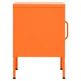 Noptieră, portocaliu, 35x35x51 cm oțel, 6 image