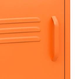 Noptieră, portocaliu, 35x35x51 cm oțel, 7 image