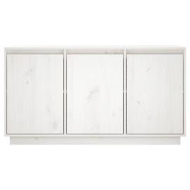 Servantă, alb, 111x34x60 cm, lemn masiv de pin, 5 image